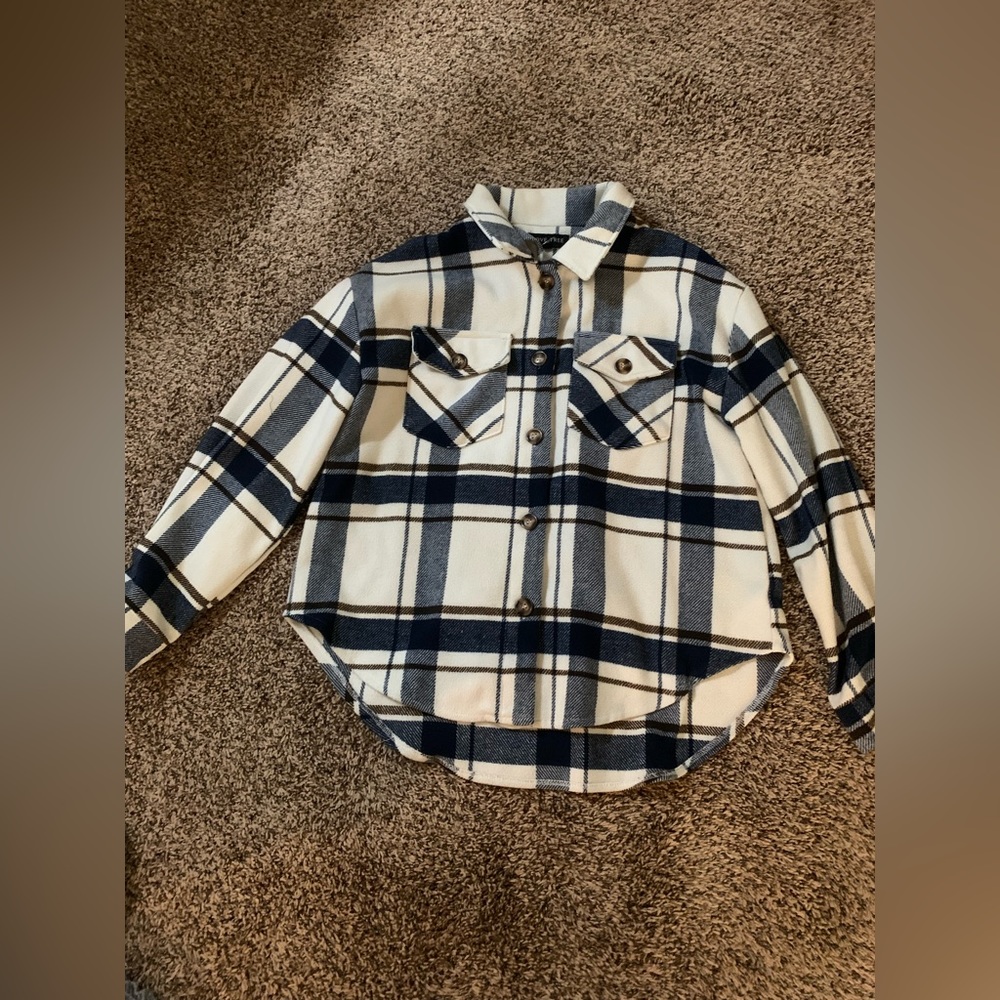 Brooklynns Love Tree Flannel Shacket